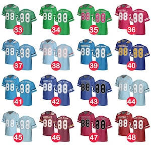 Personalized Team Name Football Jersey Custom Jersey For Men Women Football Jersey Personalized Shirts Short Sleeve Baseball Jersey 3172