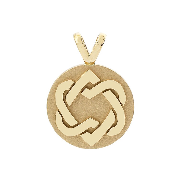 Unified Heart Pendant In 14k Gold Leonard Cohen S Inspired