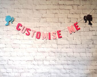 Come On Barbie Let's Go Party Banner | Custom Birthday Party Decoration