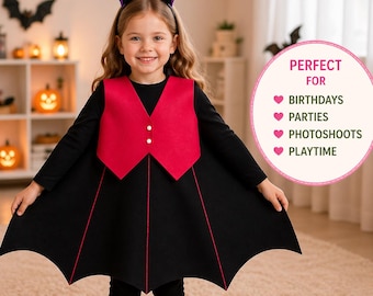 Kids Vampire Bat Costume | Vampirina
