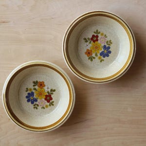 Set of 2 Soup Bowls in Floribunda by Mikasa