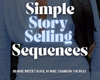 Stories That Sell Guide, Done For You (DFY), Private Label Rights (PLR), Instagram Stories, Passive Income Master Resell Rights (MRR)