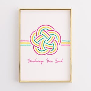 Mizuhiki Knot Art Print: Japanese Home Decor (Digital Download)