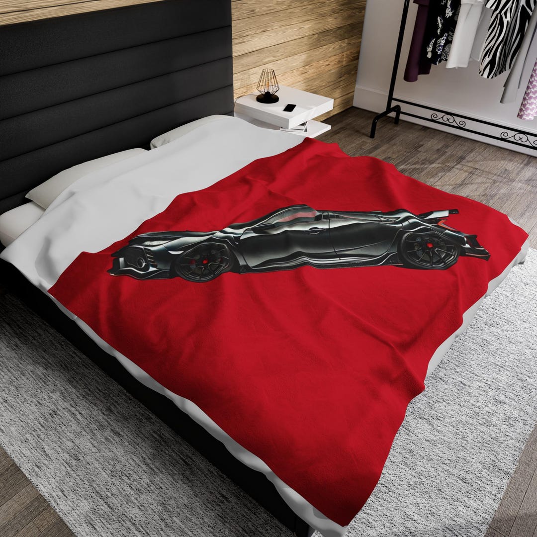 Velveteen Plush Blanket, Honda Civic Type-r, Car Enthusiast Gift, Cozy ...