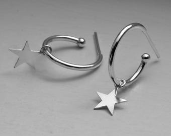 925 Silver Star Pendant Ring – Minimalist and Brilliant Jewelry, Fine Jewelry, Silver Accessories.