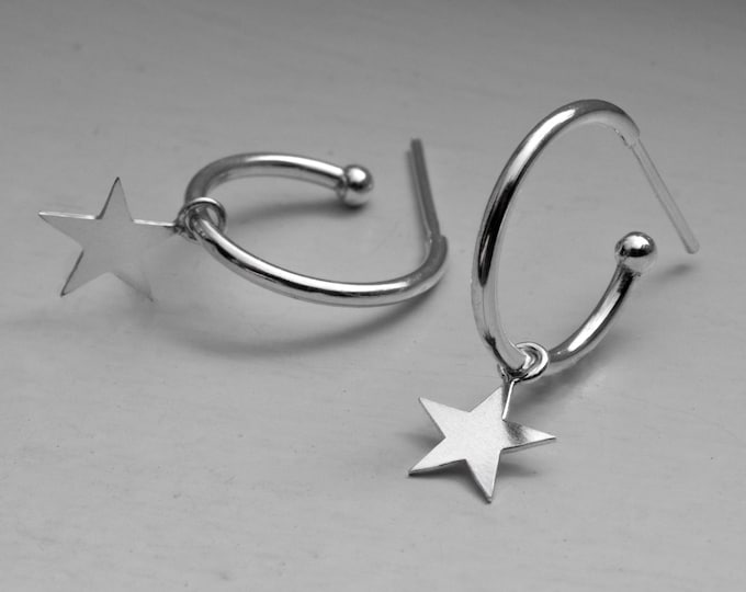 925 Silver Star Pendant Ring – Minimalist and Brilliant Jewelry, Fine Jewelry, Silver Accessories.