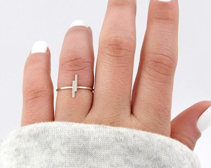 Anillo minimalista de plata 925