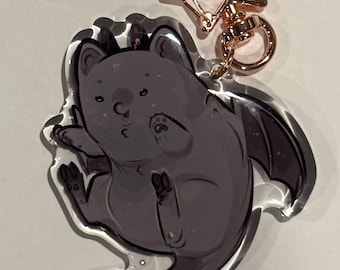 bramble (happiness demon) keychain and sticker