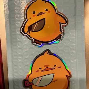 2 Chick Stickers