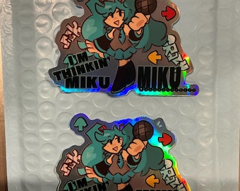 2 Miku FNF Inspired Stickers