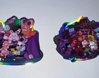 Deltarune and Undertale Sticker Set B GRADE