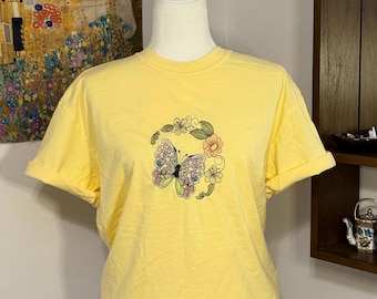 Butterfly Laurel - Embroidered Shirt