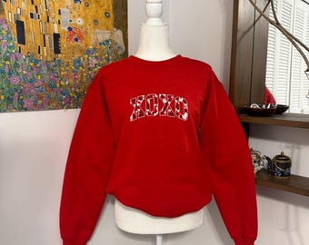 Valentine's XOXO - Embroidered Sweatshirt