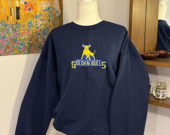 Johnson C. Smith University Golden Bulls Embroidered Sweatshirt