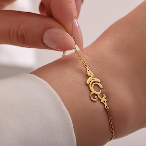 Silver Arabic Bracelet, Islamic Calligraphy Jewelry, Elegant Arabic Calligraphy Bracelet, Arabic Jewelry, Muslim Jewelry, Mothers Day Gift