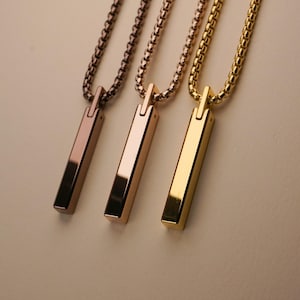 Tungsten Carbide Chain Necklace - Etsy