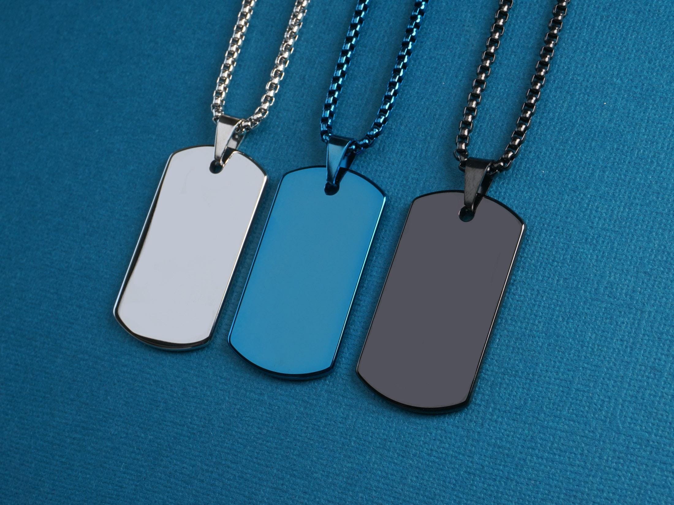 Tungsten Carbide Chain Necklace - Etsy