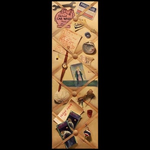 Trompe L&#39;oeil Oil Painting on Wood titled &quot;Adept&quot;