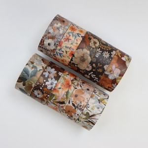 Floral Washi Tape Set- 10 Pcs Flowers Washi Tape Set
