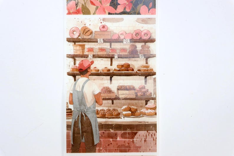 Extra Wide Washi tape- New Washi Tape- Life Style Washi Tape image 7