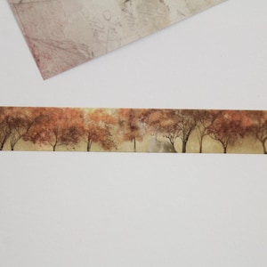 Washi Tape Bomen Landschap- Mooi Romantisch Bos Washi Tape- Planner Supplies