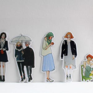 La Dolce Vita stickerset - Fashion Girl stickers - Lifestyle stickerset - Journal Deco