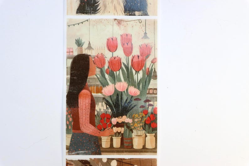 Extra Wide Washi tape- New Washi Tape- Life Style Washi Tape image 5