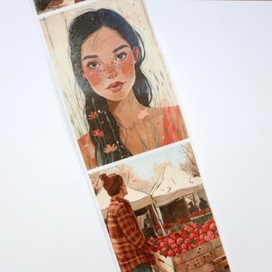 Extra Wide Washi tape- New Washi Tape- Life Style Washi Tape image 2