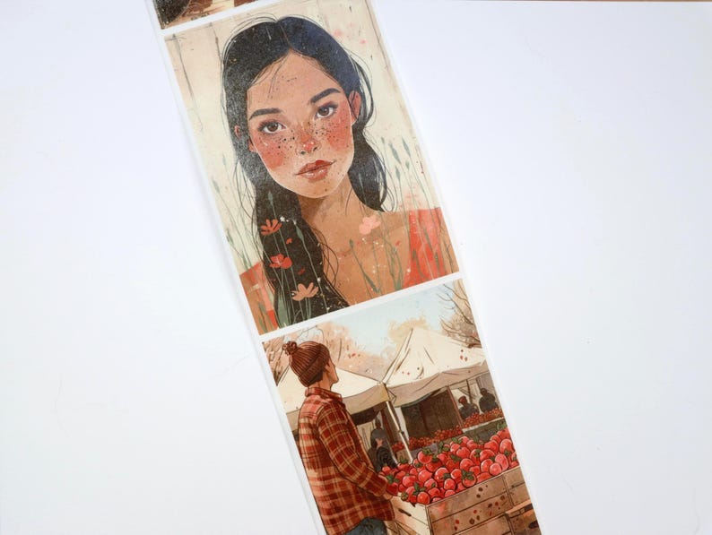 Extra Wide Washi tape- New Washi Tape- Life Style Washi Tape image 2