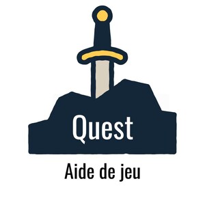 QUEST - Jogos de RPG - Carta de papel e feitiço + Tradução gratuita das regras em francês