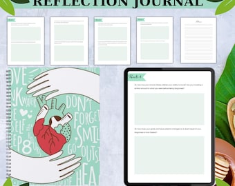 Rivista medica, pianificatore sanitario, cartelle cliniche mediche, pianificatore digitale PDF, monitoraggio dei sintomi, PDF stampabile e modificabile, pagine di bullet journal