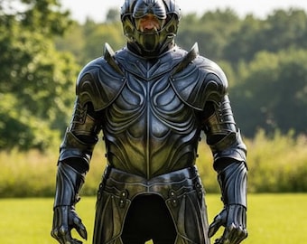 Medieval Knight Steel Fantasy Panther Armor Suit- Larp, Halloween Costume