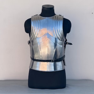 Medieval Knight Steel Gothic Cuirass Armor- Larp Breastplate Armor-Cosplay & Roleplay