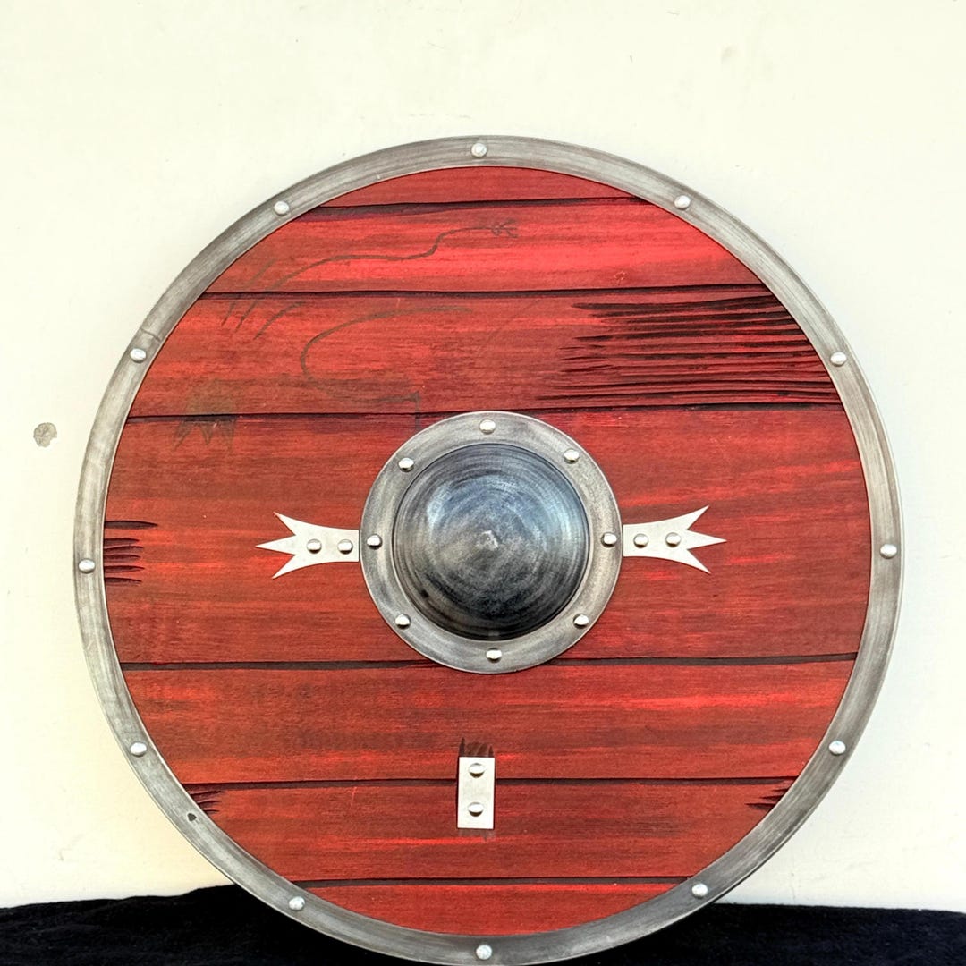 Ragnar Lothbrok Authentique Battleworn Viking Bouclier Rond en Bois Mur Art Déco | Collection