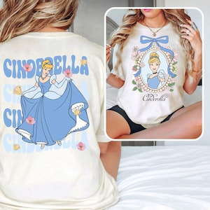 Retro Comfort Colors Disney Cinderella Shirt, Coquette Disney Princess Shirt, Disney Girl Trip Shirt, Disney Group Shirt, Disney Trip Shirt