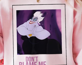 Disney-skurkarna Ursula-tröja, Bossen är på gång-t-shirt, rolig Magic Kingdom, Disney-familjeresa, Den lilla sjöjungfrun Disneyland-tröja