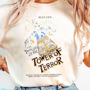 Retro Tower Of Terror Comfort Colors Shirt, Disney World Family Trip, Twilight Zone Shirt, Hollywood Studios Sweatshirt, Disney Rides Shirt