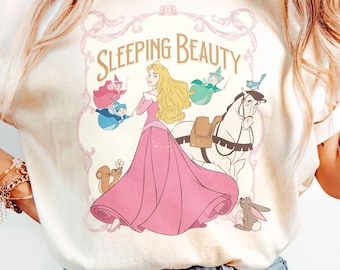 Retro Princes Aurora shirt, Sleeping Beauty T-shirt. Disney Aurora Shirt. Princess shirt, Sleeping Beauty shirt, sleeping beauty shirt