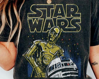 Oversized R2D2 C3PO Star Wars T Shirt: Star Wars New Hope Hoodie