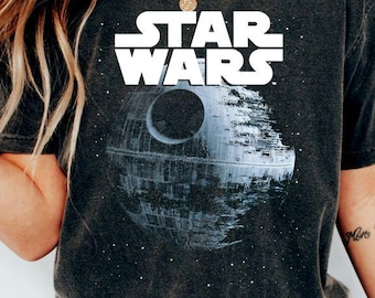 Star Wars: Return of the Jedi Death Star II Shirt, Vintage Death Star Graphic Tee, Retro Sci-Fi T-Shirt, Galaxy’s Edge Disney Shirt