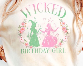 Wicked Inspired Birthday Shirt, Changed For Good Tee, Wizard of Oz Shirt, Broadway Musical Aesthetic Shirt, Wicked Birthday Gift