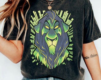 Lejonkungen Ärr-T-shirt – Disney Villain-T-shirt, Animal Kingdom-familjesemestertröja, Hakuna Matata-safari-outfit
