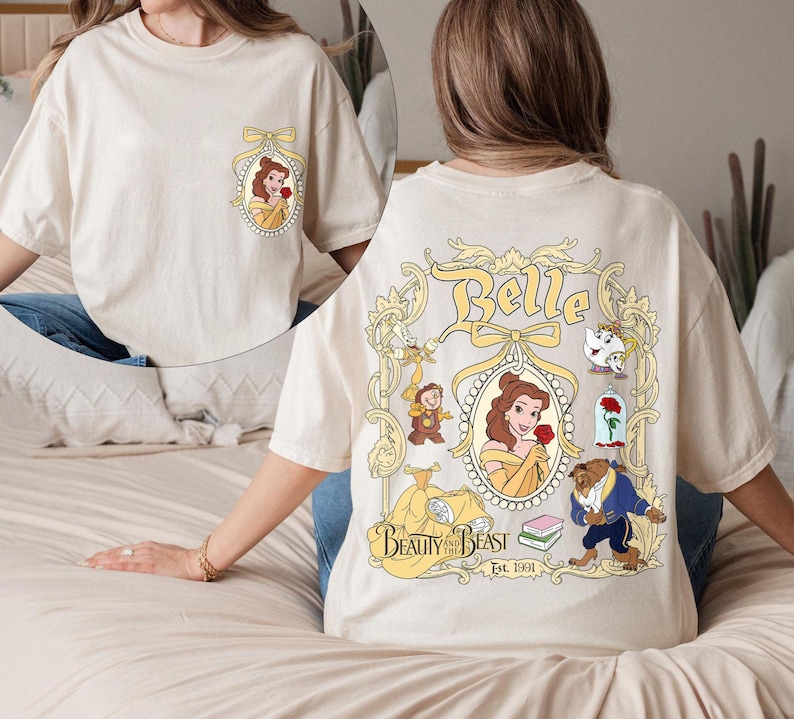 Kokette Bögen Disney alle Prinzessinnen Charaktere Shirt, Mädchen Disney Trip Tee, Prinzessin Schloss, Aschenputtel Schneewittchen Ariel Belle Rapunzel Tee Bild 5