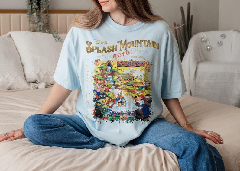 Retro Disneyland Splash Mountain Shirt, Disney Splash Mountain Shirt ...