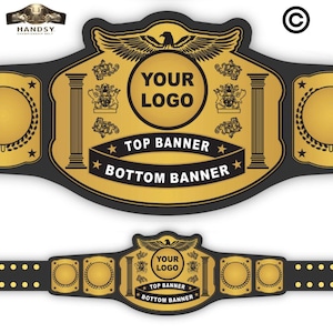 Custom Wrestling Belt - Customizable Championship Belt for Award Sports Events - Personalized Wrestling Belt
