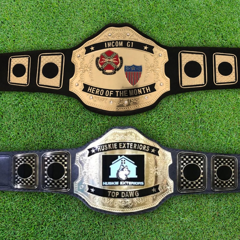 Custom Championship Belt - Customizable Wrestling Belt for Award Sports Events - Personalized Wrestling Belt immagine 10