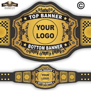 Custom Championship Belt - Customizable Wrestling Belt for Award Sports Events - Personalized Wrestling Belt