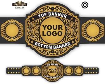 Customizable Trophy Belt Gift - Custom Wrestling Belt for Awards, Sports Tournaments, Competitions & Events - Personalized Championship Belt