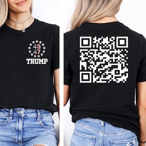 Trump Qr Shirt Viral Trump Dance Ymca Qr Code T-shirt Trump Dance Qr Code T Shirt Republican Tee, Trump Maga Shirt, Trump Elephant Shirt