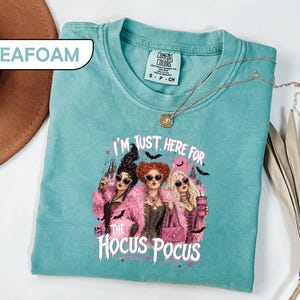 Comfort Colors® Pink Halloween Shirt, Glam Witchy T-Shirt, Spooky Girl Graphic Tees, Trendy Spooky Season Shirt, Retro October Holiday Tee image 8